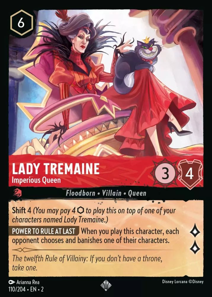 Disney Lorcana - [110/204][S2] - LADY TREMAINE - Imperious Queen ENG FOIL [M/NM] - The Great Illuminary -