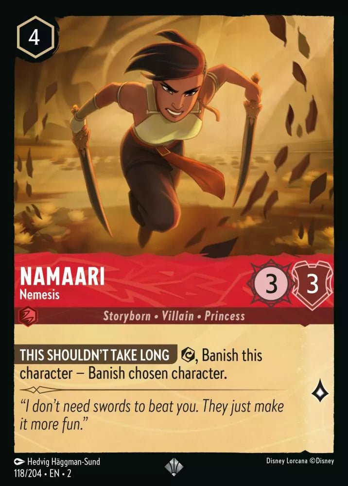 Disney Lorcana - [118/204][S2] - NAMAARI - Nemesis ENG FOIL [M/NM] - The Great Illuminary -