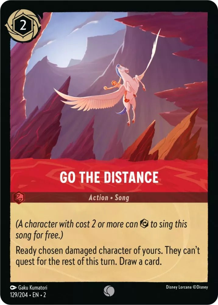 Disney Lorcana - [129/204][S2] - GO THE DISTANCE ENG FOIL [M/NM] - The Great Illuminary -