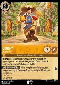 Disney Lorcana - [12/P1] - GOOFY - Musketeer - PROMO - ENG [M/NM] - The Great Illuminary -