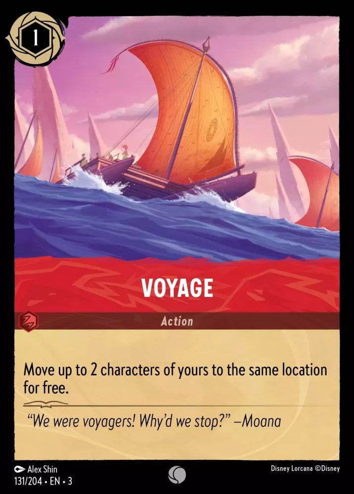 Disney Lorcana - [131/204][S3] - VOYAGE FOIL [M/NM] - The Great Illuminary -