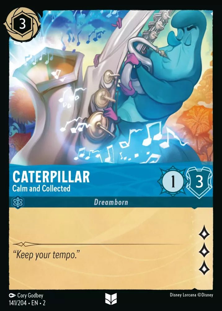 Disney Lorcana - [141/204][S2] - CATERPILLAR - Calm and Collected ENG FOIL [M/NM] - The Great Illuminary -