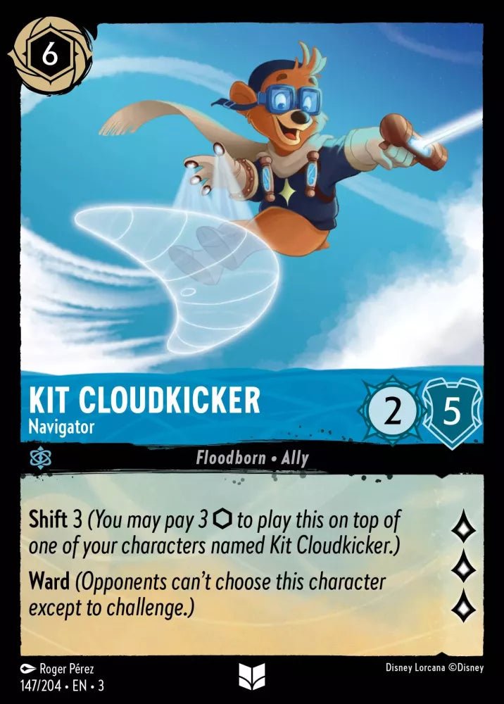 Disney Lorcana - [147/204][S3] - KIT CLOUDKICKER - Navigator FOIL [M/NM] - The Great Illuminary -