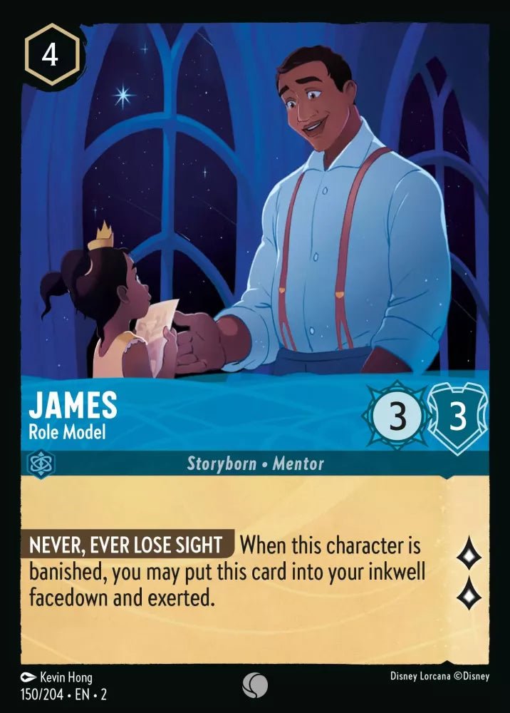 Disney Lorcana - [150/204][S2] - JAMES - Role Model ENG FOIL [M/NM] - The Great Illuminary -