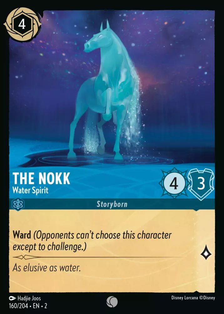 Disney Lorcana - [160/204][S2] - THE NOKK - Water Spirit ENG FOIL [M/NM] - The Great Illuminary -