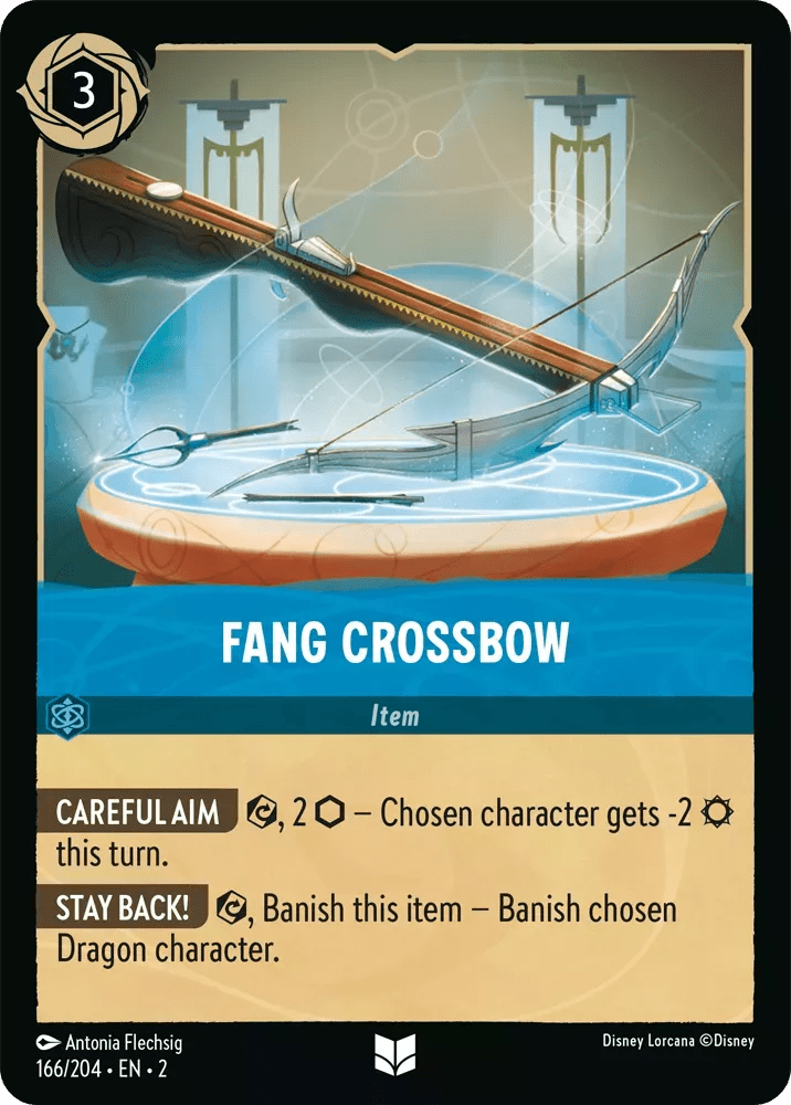 Disney Lorcana - [166/204][S2] - FANG CROSSBOW ENG FOIL [M/NM] - The Great Illuminary -