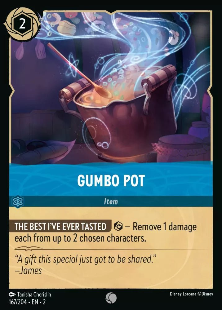 Disney Lorcana - [167/204][S2] - GUMBO POT ENG FOIL [M/NM] - The Great Illuminary -