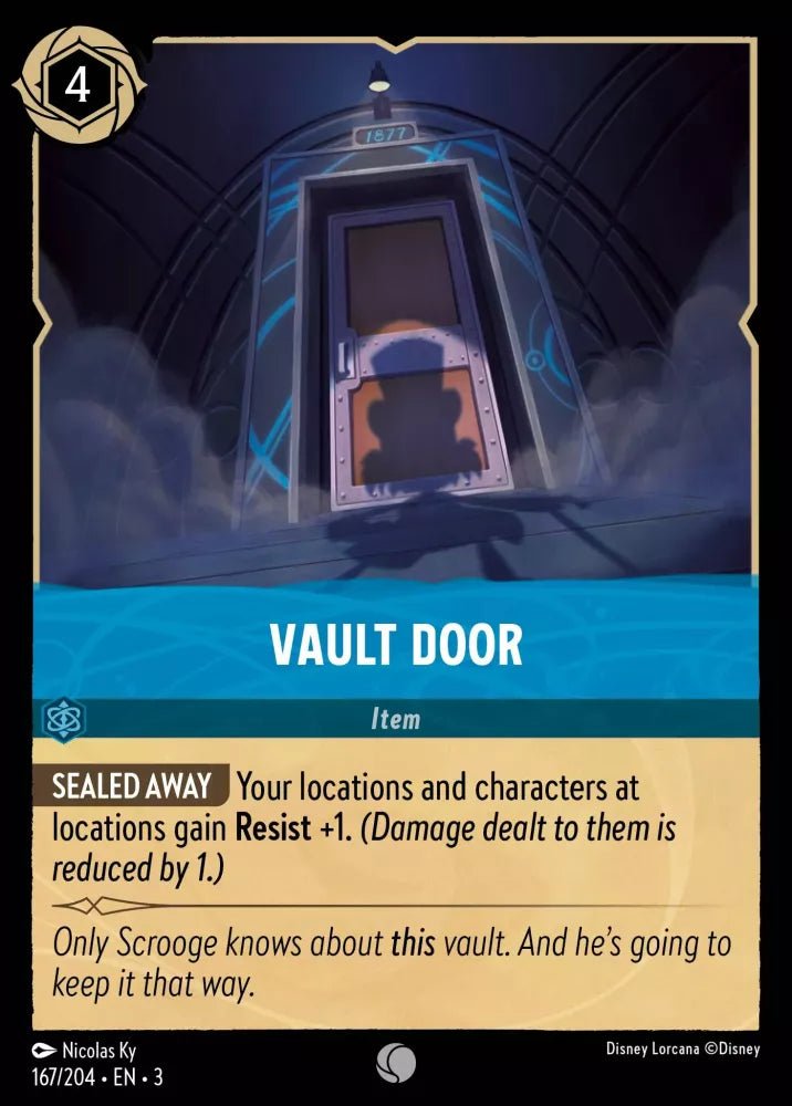 Disney Lorcana - [167/204][S3] - VAULT DOOR ENG FOIL [M/NM] - The Great Illuminary -