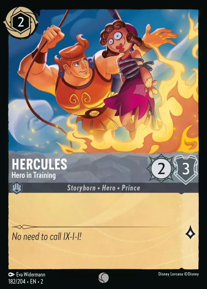 Disney Lorcana - [182/204][S2] - HERCULES - Hero in Training ENG FOIL [M/NM] - The Great Illuminary -