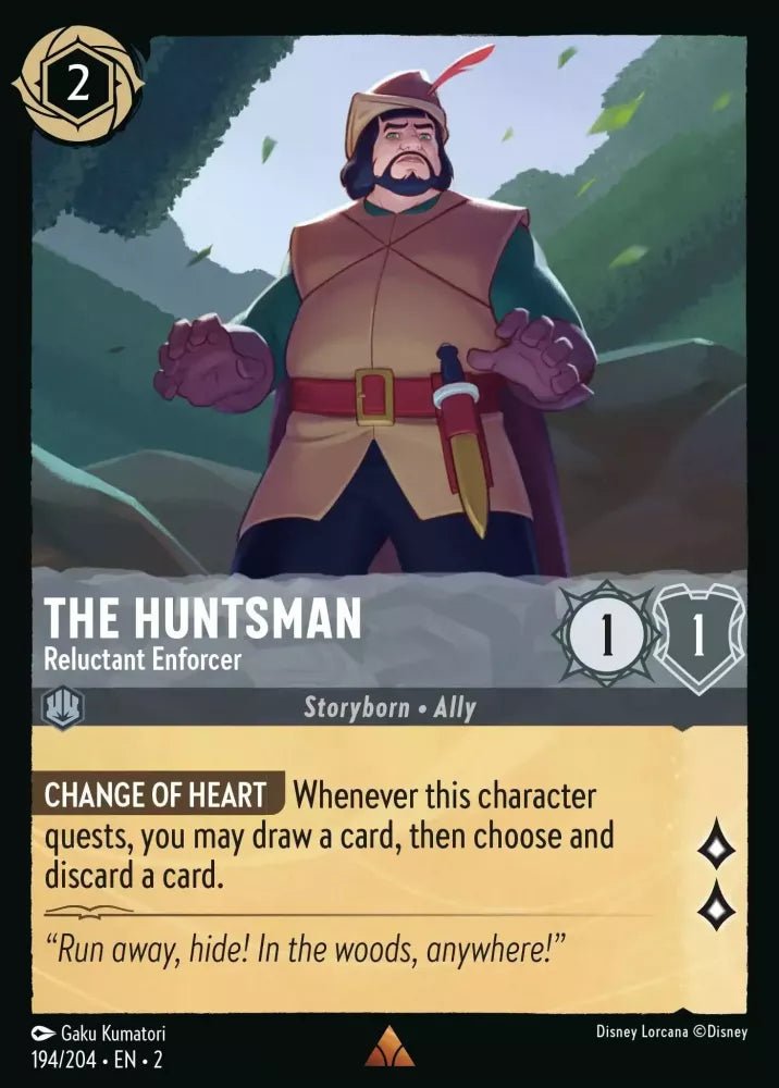 Disney Lorcana - [194/204][S2] - THE HUNTSMAN - Reluctant Enforcer ENG FOIL [M/NM] - The Great Illuminary -