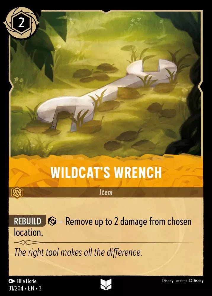 Disney Lorcana - [31/204][S3] - WILDCAT'S WRENCH ENG NON-FOIL [M/NM] - The Great Illuminary -