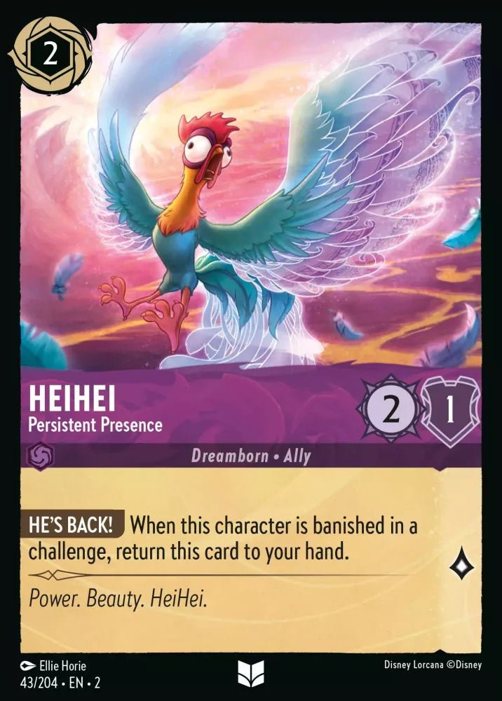 Disney Lorcana - [43/204][S2] - HEIHEI - Persistent Presence ENG FOIL [M/NM] - The Great Illuminary -