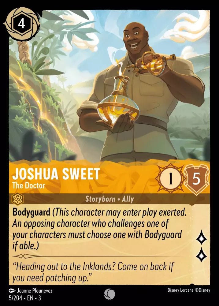 Disney Lorcana - [5/204][S3] - JOSHUA SWEET - The Doctor ENG FOIL [M/NM] - The Great Illuminary -