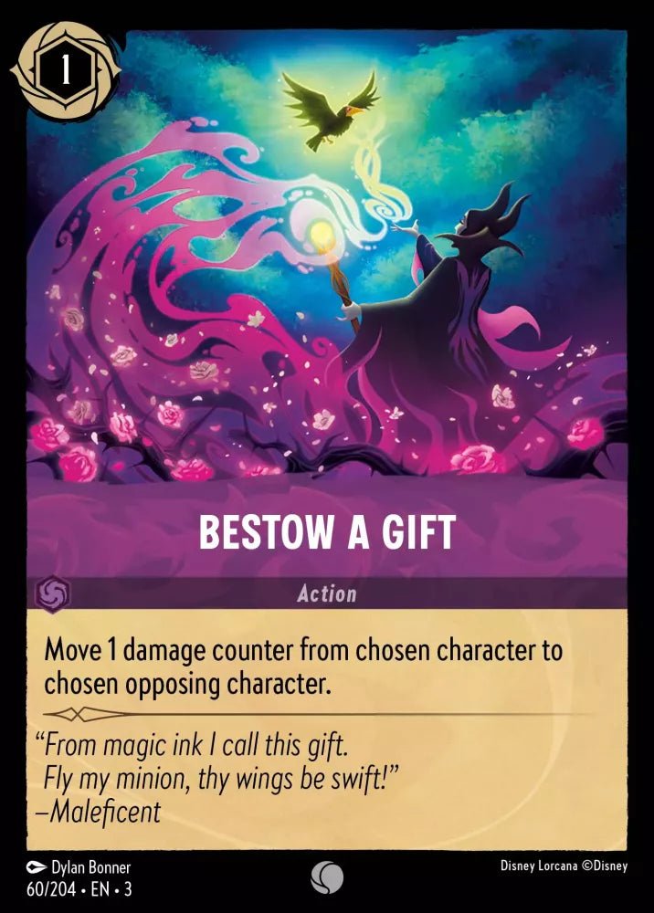 Disney Lorcana - [60/204][S3] - BESTOW A GIFT ENG FOIL [M/NM] - The Great Illuminary -