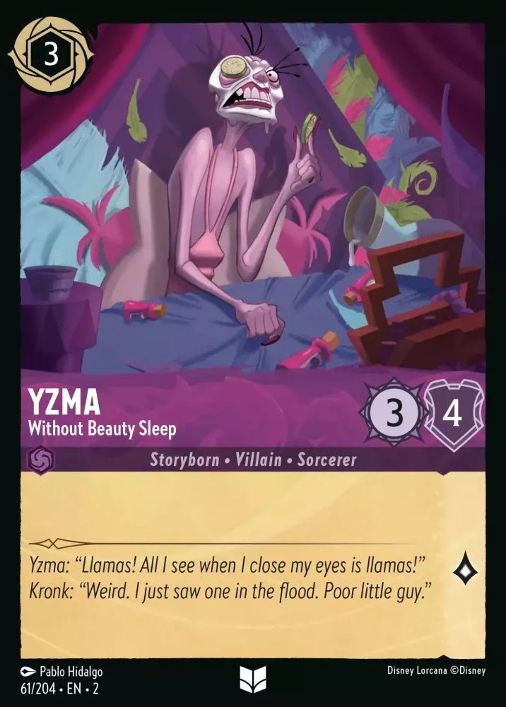 Disney Lorcana - [61/204][S2] - YZMA - Without Beauty Sleep ENG FOIL [M/NM] - The Great Illuminary -