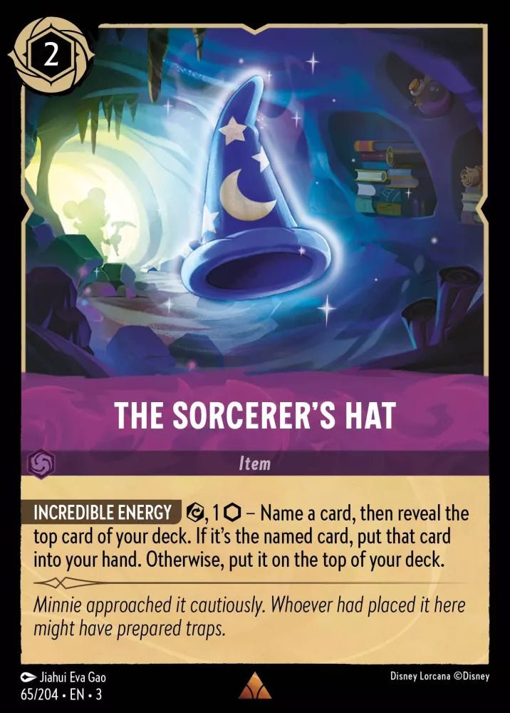 Disney Lorcana - [65/204][S3] - THE SORCERER'S HAT ENG FOIL [M/NM] - The Great Illuminary -