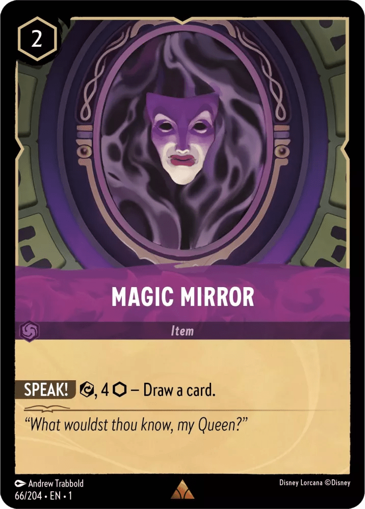 Disney Lorcana - [66/204] - MAGIC MIRROR ENG FOIL [M/NM] - The Great Illuminary -