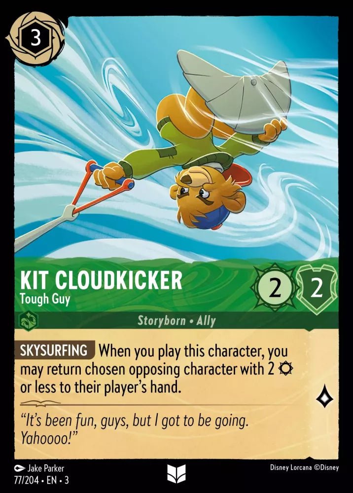 Disney Lorcana - [77/204][S3] - KIT CLOUDKICKER - Tough Guy ENG FOIL [M/NM] - The Great Illuminary -