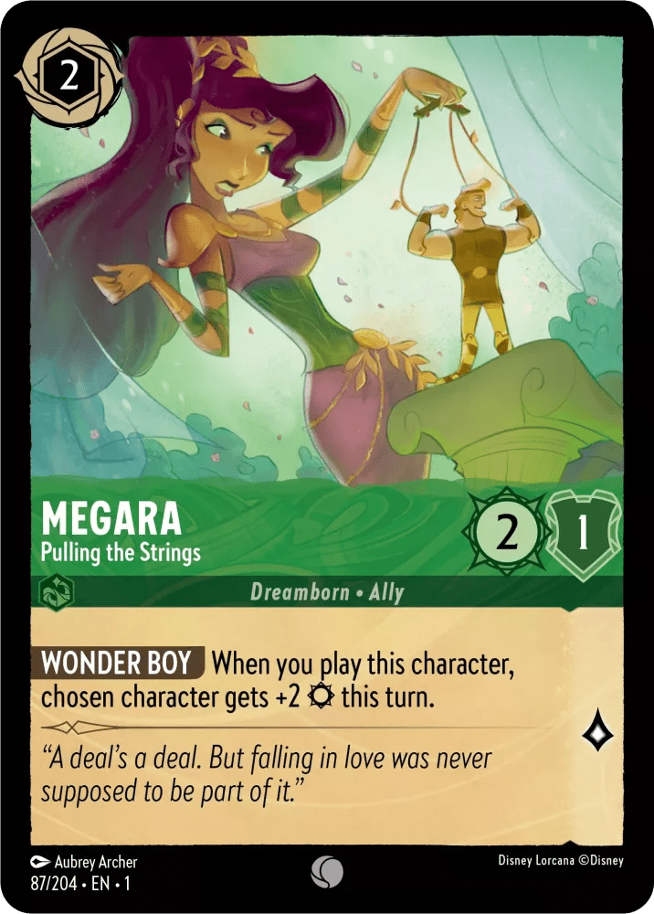 Disney Lorcana - [87/204] - MEGARA - Pulling the Strings ENG FOIL [M/NM] - The Great Illuminary -