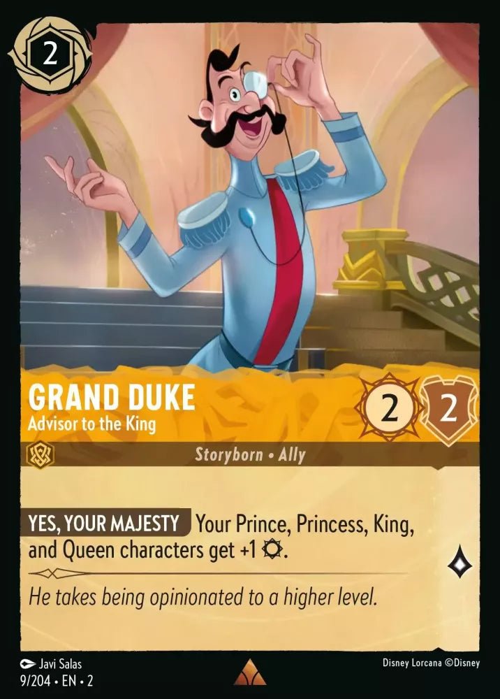 Disney Lorcana - [9/204][S2] - GRAND DUKE - Advisor to the King ENG FOIL [M/NM] - The Great Illuminary -