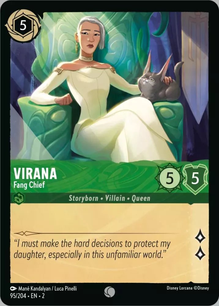 Disney Lorcana - [95/204][S2] - VIRANA - Fang Chief ENG FOIL [M/NM] - The Great Illuminary -