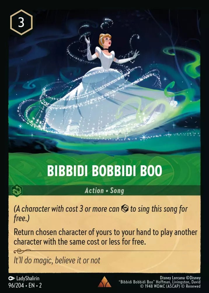 Disney Lorcana - [96/204][S2] - BIBBIDI BOBBIDI BOO ENG FOIL [M/NM] - The Great Illuminary -