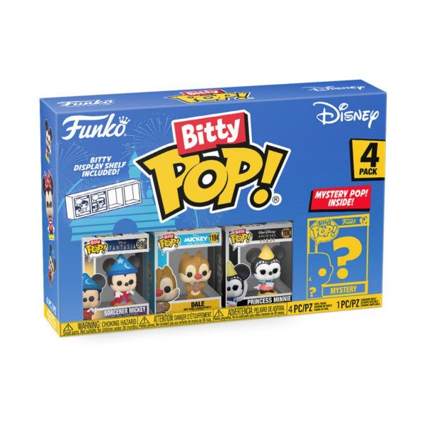 Disney Lorcana - Bitty Pop! Disney - Sorcerer Mickey 4-Pack - The Great Illuminary -