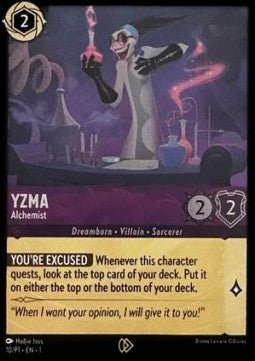 Disney Lorcana - [10/P1] - YZMA - Alchemist - PROMO - ENG FOIL [M/NM] - The Great Illuminary -