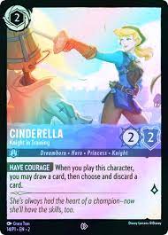 Disney Lorcana - [14/P1] - CINDERELLA - Knight in Training - PROMO - ENG FOIL [M/NM] - The Great Illuminary -