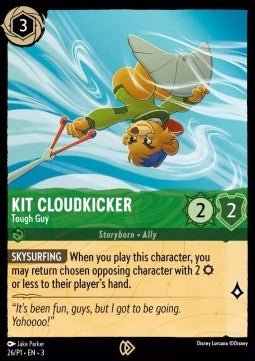 Disney Lorcana - [26/P1] - KIT CLOUDKICKER - Tough Guy - PROMO - ENG FOIL [M/NM] - The Great Illuminary -