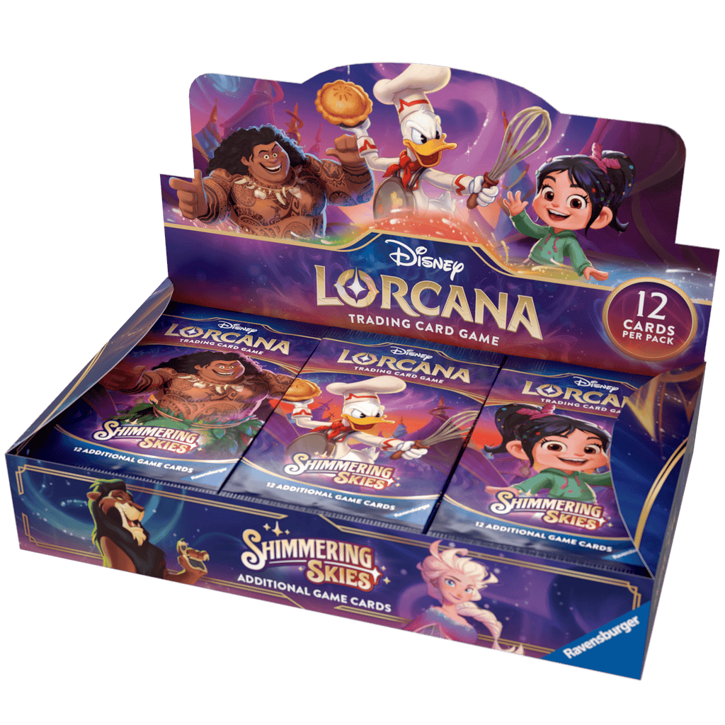 Disney Lorcana - Disney Lorcana - Shimmering Skies - PRE - ORDER BOOSTERBOX (24 BOOSTERS)/(SEALED CASE4x24) ENG - The Great Illuminary - 4050368984555