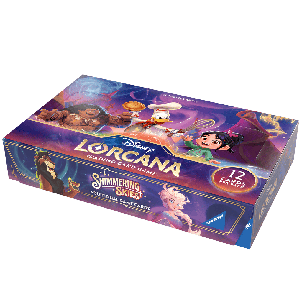 Disney Lorcana - Disney Lorcana - Shimmering Skies - PRE - ORDER BOOSTERBOX (24 BOOSTERS)/(SEALED CASE4x24) ENG - The Great Illuminary - 4050368984555