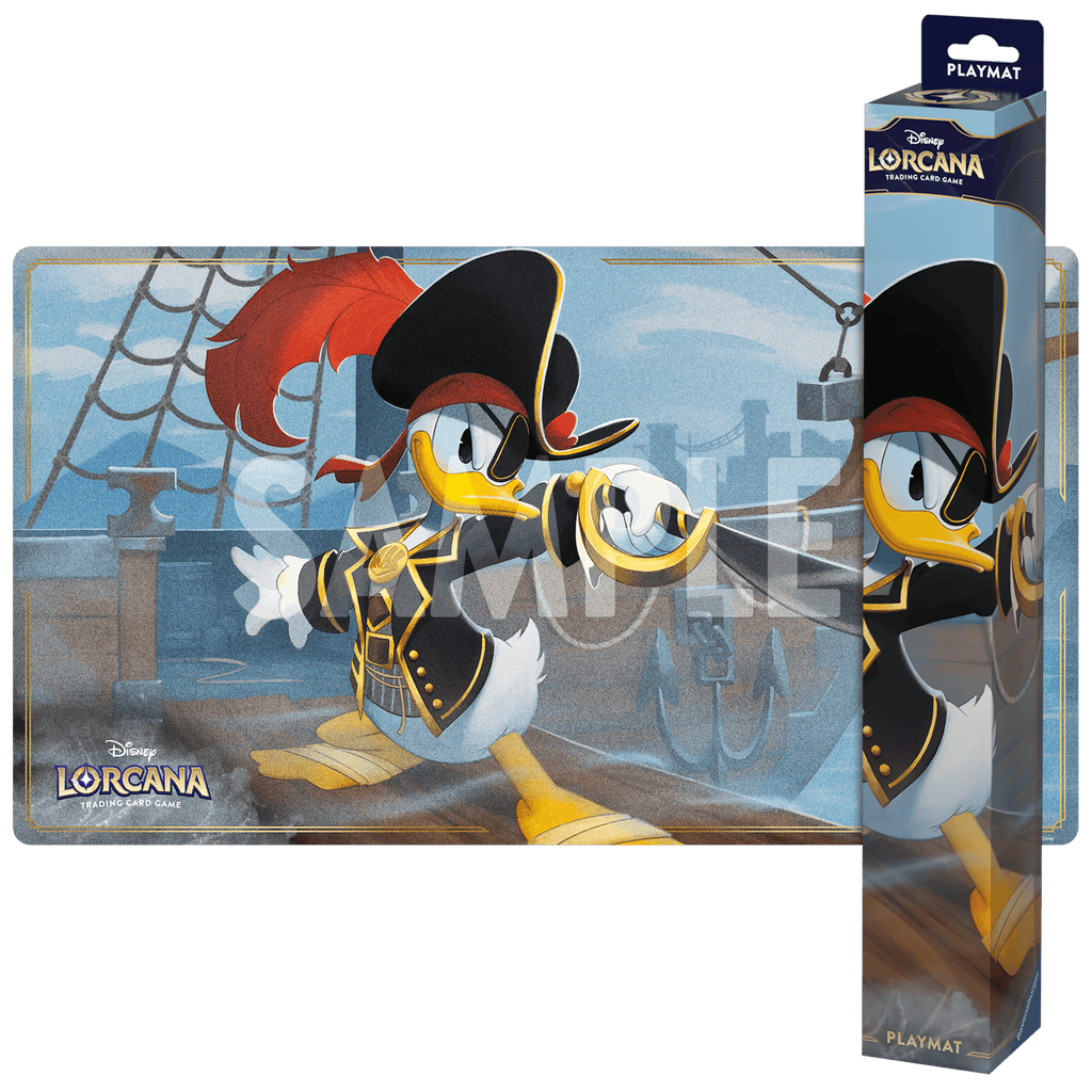 Disney Lorcana - Disney Lorcana TCG - Azurite Sea Playmat - Donald Duck - The Great Illuminary - 