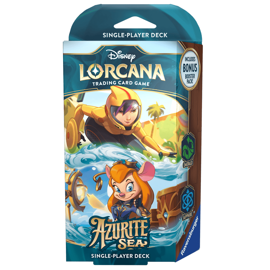 Disney Lorcana - Disney Lorcana TCG - Azurite Sea Starter Deck - Emerald & Sapphire ENG - The Great Illuminary - 