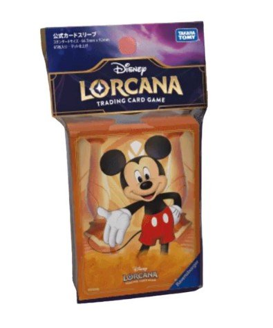 Disney Lorcana - Disney Lorcana TCG - The First Chapter - Set 1 - Card Sleeve - Mickey Mouse Japans - The Great Illuminary - 4904810953609