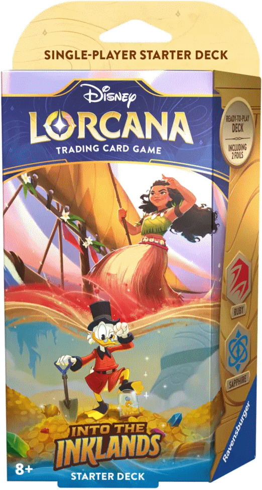 Disney Lorcana - Disney Lorcana - Into The Inklands - Starter Set 3 - Ruby & Sapphire (inclusief booster) ENG - The Great Illuminary -