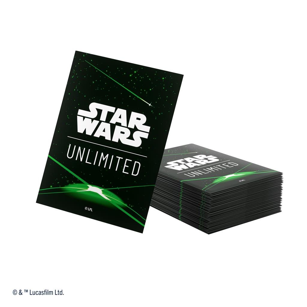 Disney Lorcana - Star Wars Unlimited Art Sleeves Card Back Green - The Great Illuminary - 4251715415351