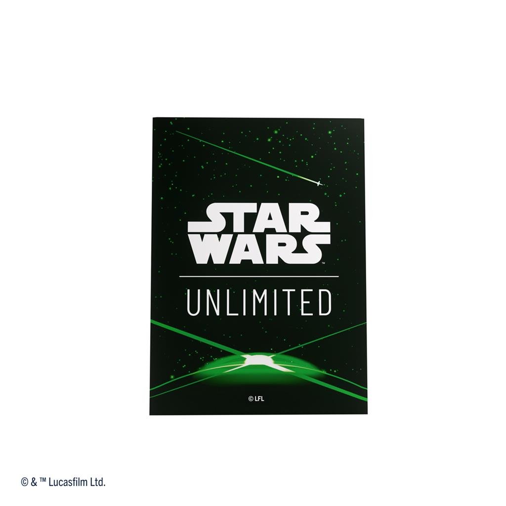 Disney Lorcana - Star Wars Unlimited Art Sleeves Card Back Green - The Great Illuminary - 4251715415351