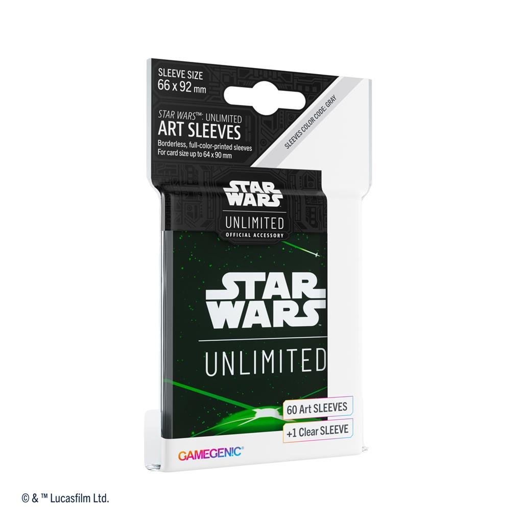 Disney Lorcana - Star Wars Unlimited Art Sleeves Card Back Green - The Great Illuminary - 4251715415351