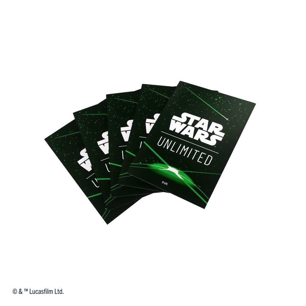 Disney Lorcana - Star Wars Unlimited Art Sleeves Card Back Green - The Great Illuminary - 4251715415351