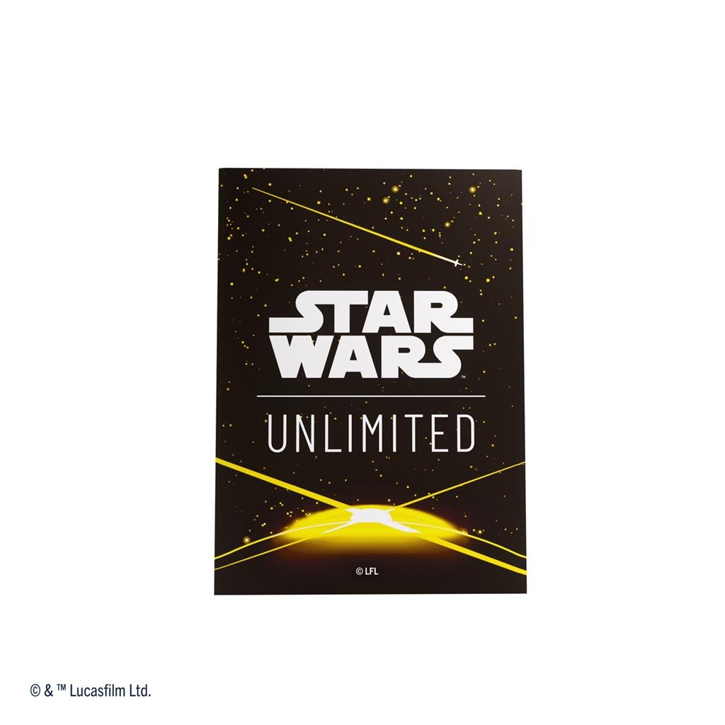 Disney Lorcana - Star Wars Unlimited Art Sleeves Card Back Yellow - The Great Illuminary - 4251715415368