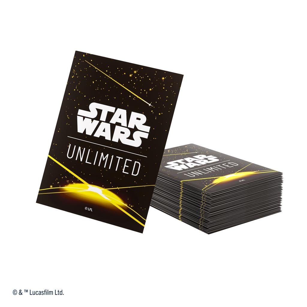 Disney Lorcana - Star Wars Unlimited Art Sleeves Card Back Yellow - The Great Illuminary - 4251715415368