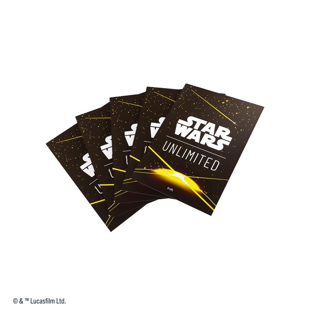 Disney Lorcana - Star Wars Unlimited Art Sleeves Card Back Yellow - The Great Illuminary - 4251715415368