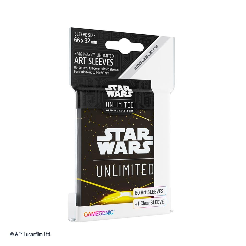 Disney Lorcana - Star Wars Unlimited Art Sleeves Card Back Yellow - The Great Illuminary - 4251715415368