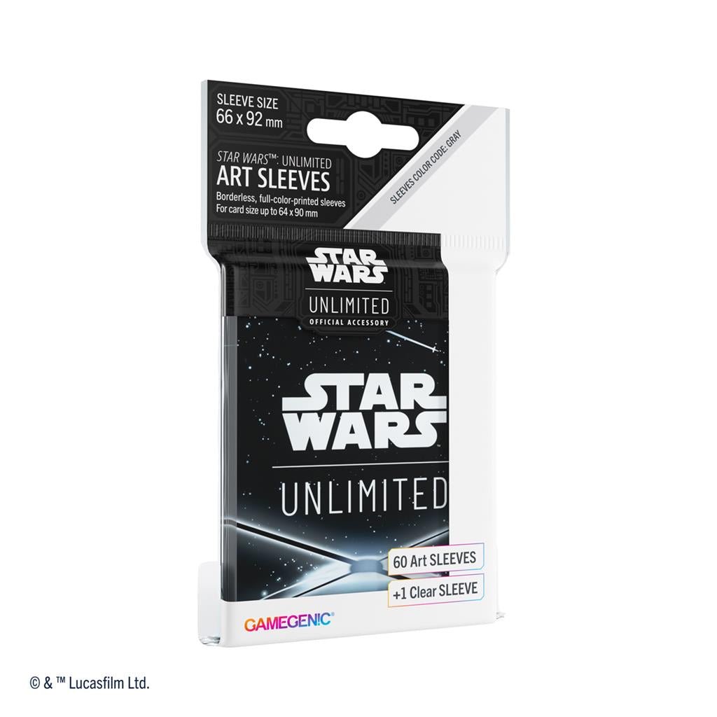 Disney Lorcana - Star Wars Unlimited Art Sleeves Card Black Black - The Great Illuminary - 4251715416662