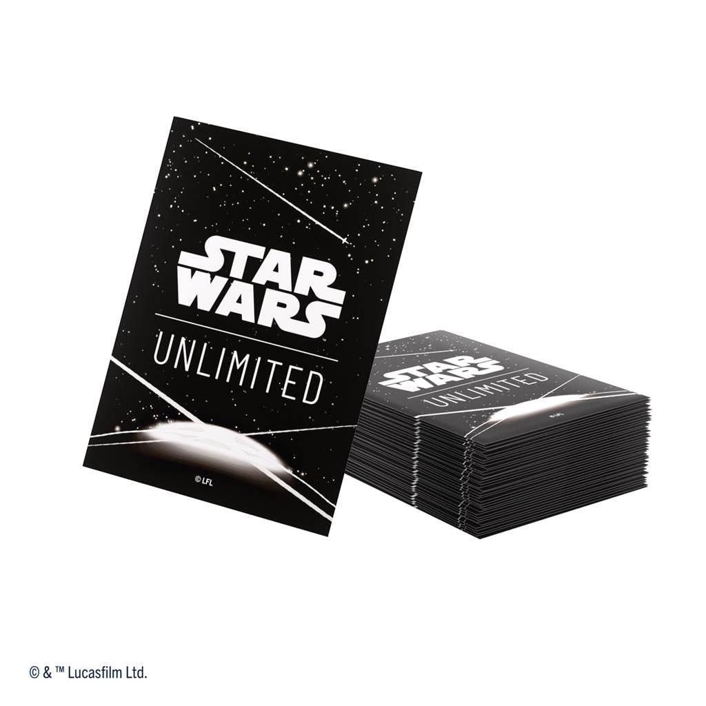 Disney Lorcana - Star Wars Unlimited Art Sleeves Card Black White - The Great Illuminary - 4251715416655