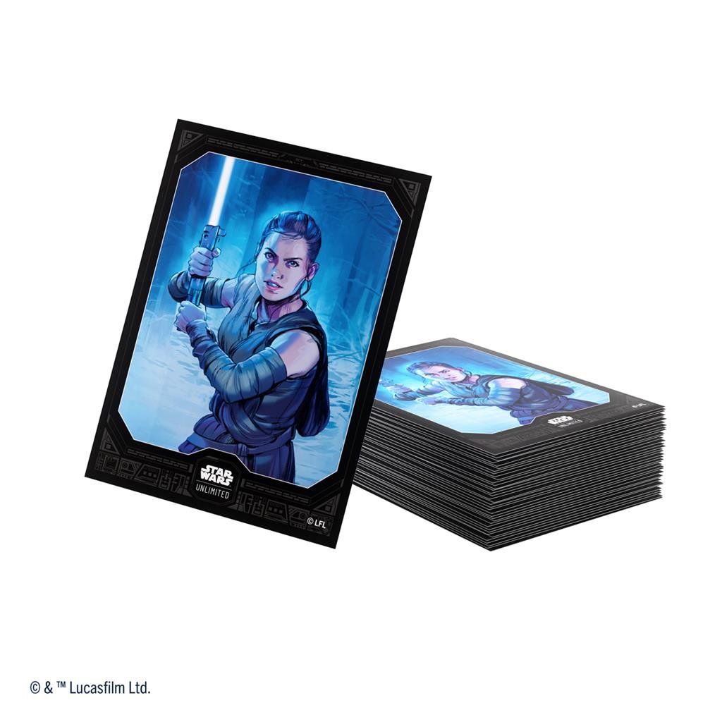 Disney Lorcana - Star Wars Unlimited Art Sleeves Rey - The Great Illuminary - 4251715415696