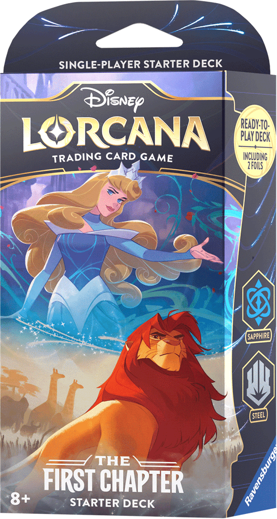 Disney Lorcana - Disney Lorcana - The First Chapter - Starter Set 1 - Steel & Sapphire (inclusief booster) ENG - The Great Illuminary -